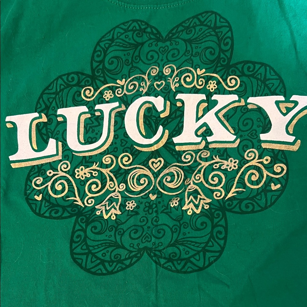 Lucky Brand Clover Graphic Tee in Green - Picture 3 of 4
